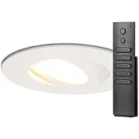 HOFTRONIC™ LED Einbaustrahler Napels 8W 570lm 2700K Weiß IP65 Dimmbar