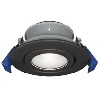 HOFTRONIC™ LED Einbaustrahler 85mm GU10 IP65 Schwarz Rund Schwenkbar