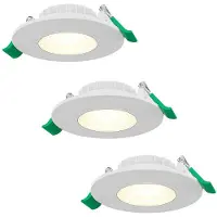 HOFTRONIC™ LED Einbaustrahler 6W 570lm CCT 2700K/4000K/6000K Weiß 3er Set