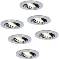 HOFTRONIC™ LED Einbaustrahler 4W 345 Lumen 2700K Schwenkbar Chrom