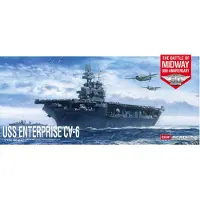 ACADEMY Model plastikowy Statek USS CV-6 Enterprise Battle of Midway