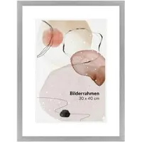 WANDStyle Bilderrahmen H950 aus Massivholz in Silber 20 x 20 cm im Stil Modern