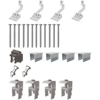 Vaillant Schrägdach-Set, Basis für Montage 1 x VPV P, Rahmen silber