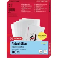 Herlitz Aktenhülle A4 glasklar 100er