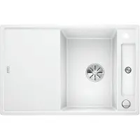 BLANCO Granitspüle "AXIA III 45 S", weiß, B:78cm, Verbundwerkstoff, Küchenspülen, Granitspüle, aus SILGRANIT, inkl. Glasschneidebrett