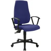 Topstar 504037 Bürostuhl MAXX 500, M500RG26 Stoff blau, Gestell schwarz