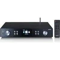 Lenco DIR-250BK - Internetradio mit DAB+, UKW Radio, MP3-Player und Bluetooth - Schwarz