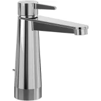 Villeroy & Boch V&B Einhebel-Waschtischarmatur Conum mit Zugstangen-Ablaufgarnitur, chrom