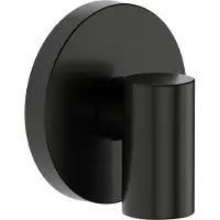Hansgrohe FixFit Fine S Wandanschluss mit Rückflussverhinderer, 28882340, Farbe: Brushed Black Chrome