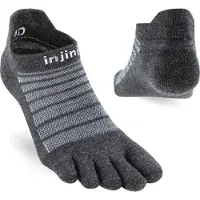 Injinji Run Lightweight No-show Wool Socken