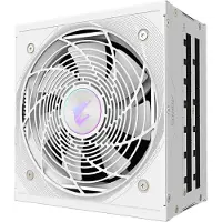 Gigabyte AORUS ELITE P850W ICE Netzteil - PCIe 5.0, 80 PLUS Platinum, Vollmodulares Design, 120mm Lüfter, ATX 3.0-kompatibel, EU-Stecker, 850 W, 100 - 240 V, 50/60 Hz, 12 A, Aktiv, 125 W