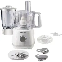 Gorenje SB801W Küchenmaschine, 2,4 l, Weiß, Drehregler, 1,5 l, Schlagen, Mischung, Kotelett, Schneiden, Schleifen, Mixen, 1,1 m