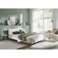Meise Polsterbett .MÖBEL "Wicki", beige, B:145cm L:208cm, Betten, Polsterbett, 140x200cm, Cordstoff
