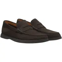 BOSS Modell Sienne Loafer für Herren aus Wildleder mit normaler Passform