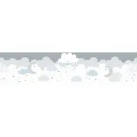A.S. Création Bordüre "Dreamy Sky" Motiv abstrakt naturalistisch glatt Tapete Kinder Borte Wohnzimmer Schlafzimmer Küche Design Kinderzimmer