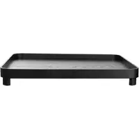 Asa selection Tablett Wood Black With Feet Black 45,5 x 36 cm