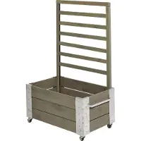 Plus Blumenkasten "Cubic" mit Spalier, BxTxH: 50x87x130 cm