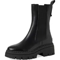 Tamaris Damen Stiefel Leder schwarz 37