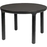 Zuiver Storm Couchtisch Rund 60 cm Holz Schwarz
