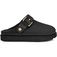 Ugg Damen Holzschuhe Schwarz Naturleder Sommer