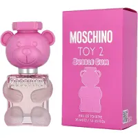 Moschino Toy 2 Bubble Gum, Frauen, 30 ml, Nicht nachfüllbare Flasche, Zitrus, Zitrone, Orange, Zimt, Ingwer, Pfirsich, Rose, Ambrox, Zedernholz, Moschus