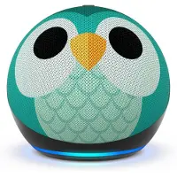 Amazon Echo Dot Kids (5.Gen), Alexa, Sphärisch, Mehrfarbig, Deutsch, Englisch, Spanisch, Französisch, Italienisch, Android, Fire OS, 4,4 cm