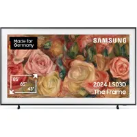 Samsung The Frame 43" LS03D QLED 4K Art Mode Tizen OS Smart TV (2024), 109,2 cm (43"), 3840 x 2160 Pixel, QLED, Smart-TV, WLAN, Schwarz