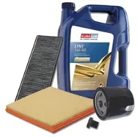BESTPRICE Inspektionspaket Filtersatz SET A + 5L ÖL [Hersteller-Nr. 40197150] für Opel