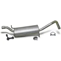 BESTPRICE Endschalldämpfer + Montagematerial [Hersteller-Nr. 40842424] für VW, Audi