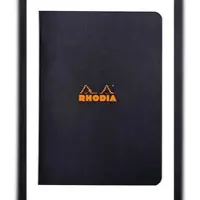 Rhodia 10x Notizheft A5 48 Blatt liniert 80g - Schwarz 119189C