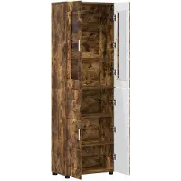 vidaXL Highboard FLORIN 60 x 35 x 182 cm Räuchereiche Holzwerkstoff