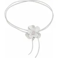 Collezione alessandro Taillengürtel "Blüte" Lederband mit echt Leder Blüte