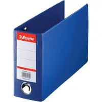 Esselte Ordner DIN A5 80 mm Blau 2 Ringe 47092 PP (Polypropylen) Querformat