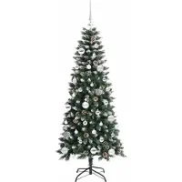 vidaXL Rune (mit LEDs und Silberkugeln)