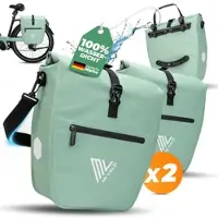 MIVELO 2in1 Fahrradtasche für Gepäckträger „CAPAX“ 20L - Mint - Bestseller,highdemand,oft gekauft