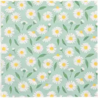 Papstar Servietten, 3-lagig 1/4-Falz 33 cm x 33 cm "Lots of Daisies", 10 x 20 Stück 200 Stück
