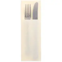 Papstar 400 Servietten "DAILY Collection" 48 cm x 30 cm champagner mit Besteckfalz