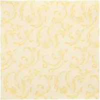 Papstar 50 Servietten "ROYAL Collection" 1/4-Falz 40 x 40 cm gelb