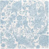 Papstar 50 Servietten "ROYAL Collection" 1/4-Falz 40 x 40 cm blau