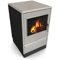 Glutos Küchenofen | HHS 03 G | 6,5 kW | Edelstahl | Scharnier links