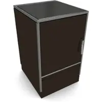 Glutos Küchenherd HH 02 G | braun | Scharnier links| 5,5 kW