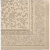 Papstar 50 Servietten "ROYAL Collection" 1/4-Falz 40 x 40 cm sand
