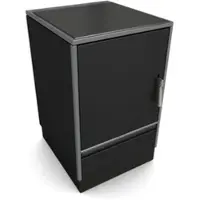 Glutos Küchenofen | HH 03 G | 7 kW | Schwarz | Scharnier links