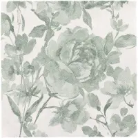 Papstar Servietten "ROYAL Collection" 1/4-Falz 40 cm x 40 cm dunkelgrün "Rose" 250 Stück