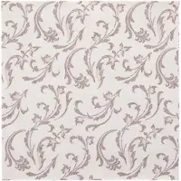 Papstar 250 Servietten "ROYAL Collection" 1/4-Falz 40 cm x 40 cm braun "Damascato"
