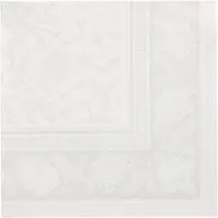 Papstar Servietten "ROYAL Collection" 1/4-Falz 40 cm x 40 cm weiß "Ornaments", 5 x 50 Stück 250 Stück