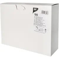 Starpak 4 X 100 Bestecktaschen, Airlaid 1/8-Falz 40 cm x 48 cm weiss