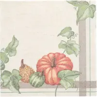Papstar 250 Servietten ROYAL Collection 1/4-Falz 40 cm x 40 cm Pumpkin