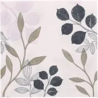 Papstar 200 Servietten, 3-lagig 1/4-Falz 33 cm x 33 cm `Leafs`