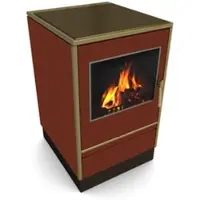 Glutos Küchenherd HHS 02 G | majolika | Scharnier links | 5,5 kW